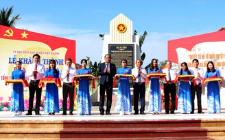 Huyện Diên Khánh khánh thành bia tưởng niệm Đồng Khởi và Mậu Thân 