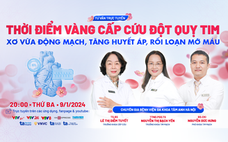 Tư vấn sức khỏe: Thời điểm vàng cấp cứu đột quỵ tim