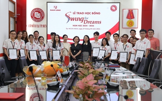 Nam Long trao 72 suất học bổng ‘Swing for Dreams’ năm 2024 cho SV tại TP.HCM