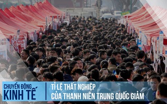 Tỷ lệ thất nghiệp của thanh niên Trung Quốc giảm