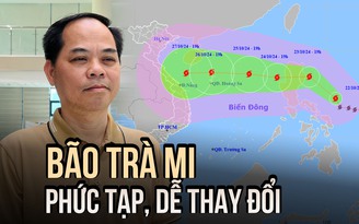 Bão Trà Mi (bão số 6) phức tạp, có thể mạnh thêm khi vào Biển Đông