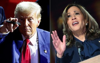 Bà Harris và ông Trump 'so găng' gay cấn trong các cuộc thăm dò toàn quốc