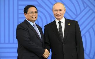 Tổng thống Nga Putin chào đón lãnh đạo các nước dự hội nghị BRICS