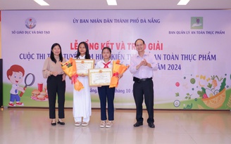 Đà Nẵng: Trao giải cuộc thi học sinh tìm hiểu kiến thức an toàn thực phẩm