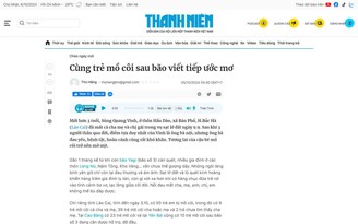 Thanh Niên Online ra mắt tính năng 'báo nói'