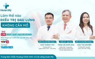 Tư vấn sức khỏe: Làm thế nào điều trị đau lưng mà không cần mổ?