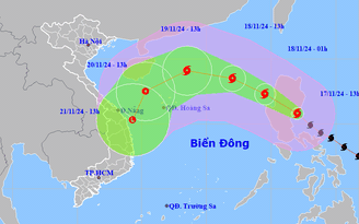 Siêu bão Man-yi sắp quét qua Philippines, hướng thẳng biển Đà Nẵng - Quảng Nam