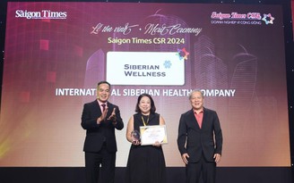 Siberian Wellness vinh dự nhận giải thưởng Saigon Times CSR 2024