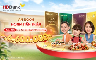 Thẻ tín dụng HDBank - Ưu đãi đa tầng, hưởng trọn niềm vui cuối năm!