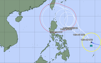 Cơn bão gần, có thể vào Biển Đông cuối tuần này