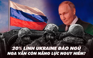 Điểm xung đột: 20% lính Ukraine đào ngũ, Nga vẫn còn năng lực nguy hiểm?