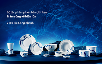 Giải mã bộ tác phẩm 'Trăm sông về biển lớn' VIB dành tặng khách hàng tiền gửi