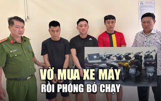 Bắt ‘diễn viên’ vờ mua xe máy, xin chạy thử rồi… bỏ chạy