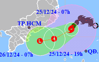 Bão số 10 đi dọc vùng biển Trung bộ - Nam bộ, gây mưa lớn nhiều nơi