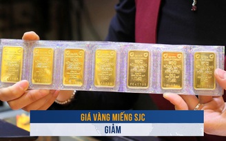 Biến động vàng ngày 30.12: Giá vàng miếng SJC giảm