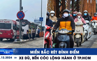 Xem nhanh 12h: Miền Bắc rét đỉnh điểm | Xe dù, bến cóc lộng hành ở TP.HCM