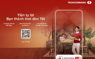 Techcombank ra mắt tính năng mới: Bật để 'tiền tự sinh lời'