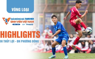 Highlight ĐH Thủy Lợi 7 - 0 ĐH Phương Đông | TNSV THACO Cup 2024 - Vòng loại