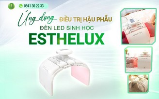 Ứng dụng điều trị hậu phẫu với đèn led sinh học Esthelux