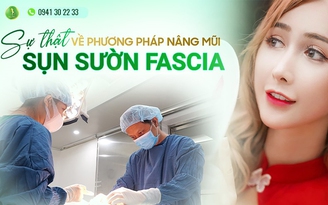 Sự thật về phương pháp nâng mũi sụn sườn Fascia