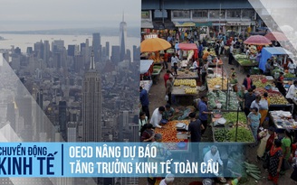 OECD nâng dự báo tăng trưởng kinh tế toàn cầu