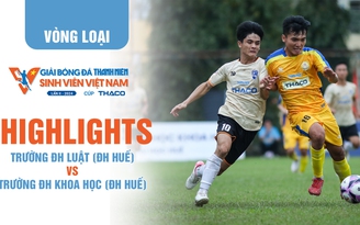 Highlight Trường ĐH Luật - ĐH Huế 0-0 Trường ĐH Khoa học - ĐH Huế | TNSV THACO Cup 2024