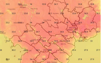 Mức nhiệt tăng cao, Nam bộ hôm nay nắng nóng nhất tính từ đầu năm