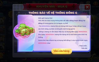 Game thủ cá ngựa hoang mang vì thông báo của VNG