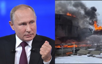 Đất Nga bị tấn công giữa bầu cử, ông Putin nói Ukraine sẽ bị trừng phạt