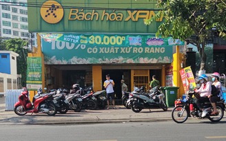 TP.HCM: Cháy cửa hàng Bách Hóa Xanh ở Q.7