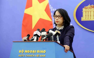Việt Nam lên tiếng trước phát ngôn của Trung Quốc và Philippines về Biển Đông