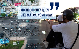 Bất ngờ khi vòng xoay giao lộ Lê Quang Định được tháo dỡ