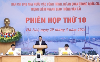 Thủ tướng: 'Chỉ bàn làm, không bàn lùi' các dự án giao thông trọng điểm