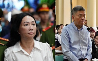 Vợ chồng bị cáo Trương Mỹ Lan ra tòa