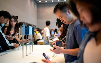 Doanh số iPhone giảm mạnh 24% tại Trung Quốc