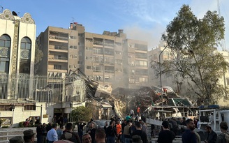Israel tấn công vào thủ đô Syria, phá hủy tòa nhà cạnh Đại sứ quán Iran?