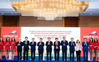 Vietjet công bố đường bay mới TP.Hồ Chí Minh - Tây An (Trung Quốc)
