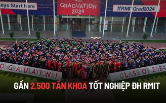 Gần 2.500 tân khoa tốt nghiệp ĐH RMIT