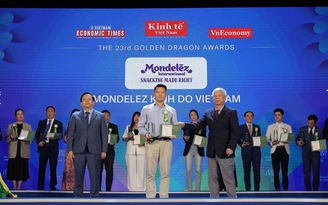 Mondelez Kinh Đô tiếp tục nhận giải thưởng Rồng Vàng năm 2024