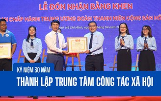 Bí thư thường trực T.Ư Đoàn Nguyễn Ngọc Lương: ‘Trung tâm công tác xã hội thanh thiếu niên Việt Nam luôn tận hiến và phụng sự'