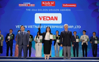 Vedan Việt Nam lần thứ 3 được vinh danh tại Giải thưởng Rồng Vàng 2024