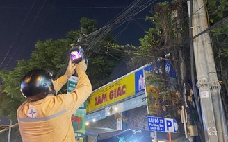 PC Đà Nẵng tăng cường kiểm tra vận hành lưới điện ban đêm