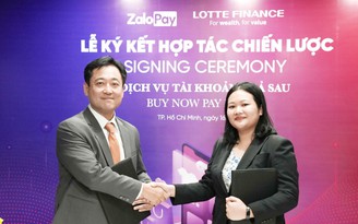 LOTTE Finance và ZaloPay công bố hợp tác chiến lược