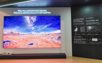 TCL trình diễn TV microLED lớn nhất thế giới