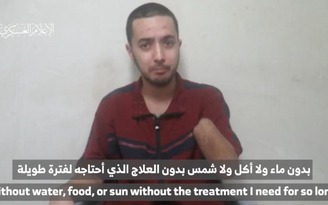 Hamas tung video người Mỹ cụt tay nói 70 con tin đã chết