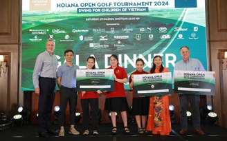 Giải golf ủng hộ hơn 1,2 tỉ đồng cho trẻ em khó khăn tại Quảng Nam