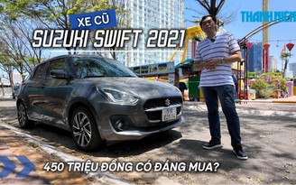 Xe cũ Suzuki Swift 2021 đáng giá 450 triệu đồng?
