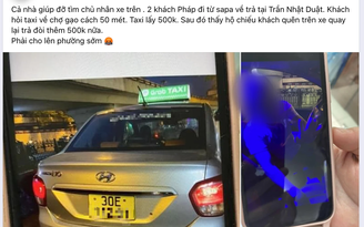 Vụ 'chặt chém' 2 du khách Pháp ở Hà Nội: Công an triệu tập tài xế taxi