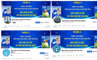 Facebook cấp tích xanh cho fanpage của BHXH 53 địa phương