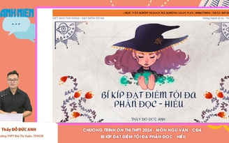 BÍ QUYẾT ÔN THI THPT 2024 | Môn Ngữ văn | Chuyên đề 4 | Bí kíp đạt điểm tối đa phần đọc - hiểu